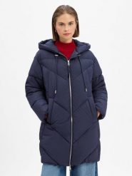 BOSS Orange płaszcz zimowy Kobiety niebieski, 36. Niebieskie płaszcze BOSS Orange, na zimę, bez wzorów, z syntetyku, bez kaptura. Za 749.95 zł.