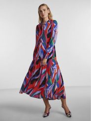 YAS Sukienka koszulowa Alira 26027838 Kolorowy Relaxed Fit. Sukienki YAS, xs, bez wzorów, z wiskozy, bez kołnierzyka, bez ramiączek, koszulowe. Za 349.99 zł.