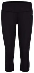 Damskie legginsy 3/4 Loap Mebelis czarne. Czarne legginsy ÀLG, s, bez wzorów, z elastanu, do biegania. Za 139.99 zł.