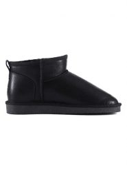 ISLAND BOOT Botki zimowe "Miley" w kolorze czarnym rozmiar: 39. Czarne botki Island Boot, na zimę, bez wzorów, z materiału, bez obcasa, bez zapięcia. Za 109.95 zł.