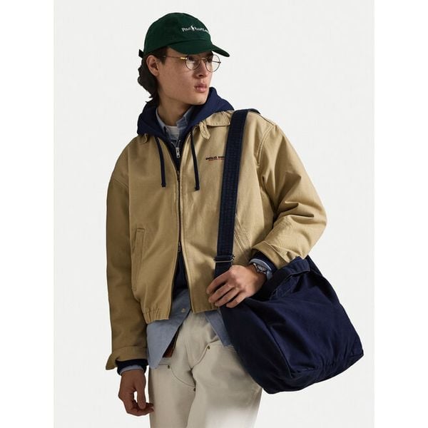 Torebka Polo Ralph Lauren. Niebieskie torebki klasyczne Polo Ralph Lauren, bez wzorów, bez dodatków. Za 295.99 zł.
