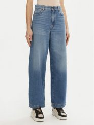 Weekend Max Mara Jeansy Brava 2515181081 Niebieski Relaxed Fit. Niebieskie jeansy Weekend Max Mara, bez wzorów. Za 569.99 zł.