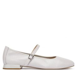 Baleriny Caprice. Szare baleriny Caprice, bez wzorów, bez obcasa. Za 409.99 zł.