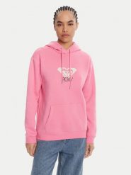 Roxy Bluza ERJFT05020 Różowy Regular Fit. Czerwone bluzy Roxy, xl, bez wzorów, z bawełny, bez kaptura. Za 259.99 zł.