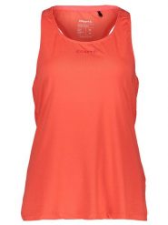 Craft Top sportowy "ADV Essence" w kolorze czerwonym rozmiar: L. Czerwone koszulki sportowe Craft, bez wzorów, bez ramiączek, outdoorowe. Za 105.63 zł.