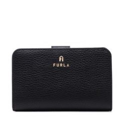 Portfel Furla. Czarne portfele Furla, bez wzorów. Za 749.99 zł.