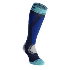 Skarpety narciarskie damskie Bridgedale Ski Easy On Merino Performance. Niebieskie skarpety Bridgedale, bez wzorów. Za 78.99 zł.