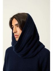 AUTHENTIC CASHMERE Kaszmirowy szal-koło "Tommy" w kolorze granatowym - 64 x 40 cm rozmiar: onesize. Niebieskie szaliki AUTHENTIC CASHMERE, na lato, bez wzorów, z kaszmiru. Za 304.99 zł.