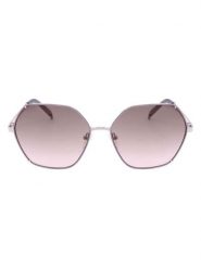 Guess Damskie okulary przeciwsłoneczne w kolorze srebrno-beżowym rozmiar: 58. Brązowe okulary przeciwsłoneczne Guess, z aplikacjami, z tworzywa sztucznego. Za 249.17 zł.
