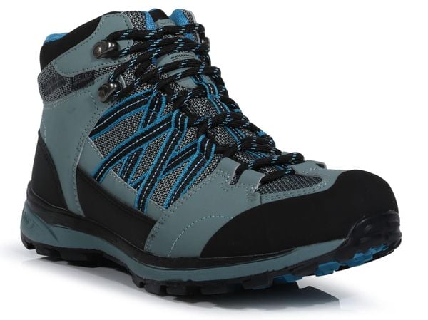 Buty Trekkingowe dla kobiet Regatta SAMARIS MID II. Niebieskie trekkingi Regatta, z gumy. Za 259.99 zł.