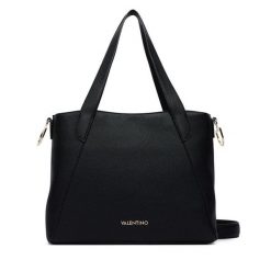 Torebka Valentino. Czarne shopper Valentino, bez wzorów, bez dodatków. Za 749.99 zł.