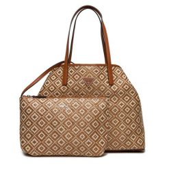 Torebka Guess. Brązowe torebki klasyczne Guess, z aplikacjami, bez dodatków. Za 399.99 zł.