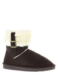 ISLAND BOOT Botki zimowe "Valley" w kolorze brązowym rozmiar: 39. Brązowe botki Island Boot, na zimę, bez wzorów, z materiału, bez obcasa, bez zapięcia. Za 130.99 zł.