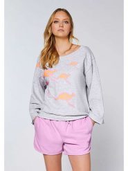 Chiemsee Bluza w kolorze szarym rozmiar: XL. Szare bluzy Chiemsee, xl, bez wzorów, z bawełny, bez kaptura. Za 122.45 zł.