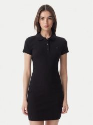 Tommy Jeans Sukienka codzienna DW0DW22852 Czarny Slim Fit. Czarne sukienki Tommy Jeans, na co dzień, xl, bez wzorów, z bawełny, bez kołnierzyka, bez ramiączek, proste. Za 289.99 zł.