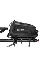 Torba rowerowa Shellrack 9L. Czarne torby na ramię ROCKBROS, bez wzorów, z materiału, na ramię, z nadrukiem, bez dodatków. Za 149.99 zł.
