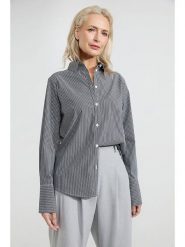 Josephine & Co Bluzka "Annemijn" w kolorze czarno-białym rozmiar: 36. Białe bluzki Josephine & Co, bez wzorów, z bawełny, bez kołnierzyka, bez ramiączek. Za 215.95 zł.