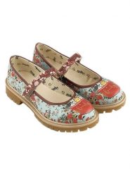 Goby Skórzane baleriny ze wzorem rozmiar: 39. Baleriny Goby, bez wzorów, bez obcasa. Za 173.99 zł.