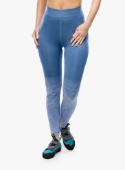 Legginsy wspinaczkowe damskie La Sportiva Patcha Leggins. Niebieskie legginsy La Sportiva, l, bez wzorów, z materiału, z podwyższonym stanem. Za 247.49 zł.