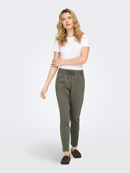 ONLY Spodnie "Poptrash" w kolorze khaki rozmiar: M/L30. Brązowe spodnie materiałowe Only, l, bez wzorów, z materiału. Za 114.95 zł.