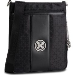 Torebka KAZAR - Devi 14894-KK-N0 Black. Czarne listonoszki Kazar, bez wzorów, z materiału, bez dodatków. W wyprzedaży za 239.00 zł.