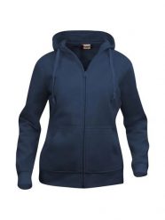 Clique Basic Hoody Full Zip Women – Blu granatowy rozpinana bluza z kapturem. Niebieskie bluzy sportowe CLIQUE, m, bez wzorów, z bawełny, z kapturem. Za 187.03 zł.