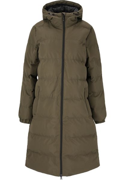 Parka dla kobiet Whistler Abella. Zielone parki Whistler, z materiału, eleganckie, z kapturem. Za 334.50 zł.