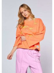 Chiemsee Bluza w kolorze pomarańczowym rozmiar: M. Pomarańczowe bluzy Chiemsee, m, bez wzorów, z bawełny, bez kaptura. Za 129.95 zł.