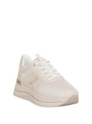 Patrizia Pepe Skórzane sneakersy w kolorze beżowym rozmiar: 35. Brązowe trampki Patrizia Pepe, bez wzorów, bez zapięcia. Za 527.10 zł.