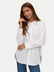 Vero Moda Koszula Elina 10336329 Biały Loose Fit. Białe koszule Vero Moda, m, bez wzorów, z bawełny, bez kołnierzyka, bez ramiączek. Za 169.99 zł.