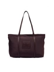 Calvin Klein Torebka Medium Tote LV04F3869G Bordowy. Czerwone shopper Calvin Klein, bez wzorów, z materiału, bez dodatków. Za 449.99 zł.