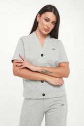Bluza damska na guziki AERONAUTICA MILITARE. Bluzy AERONAUTICA MILITARE, s, bez wzorów, bez kaptura. Za 719.00 zł.