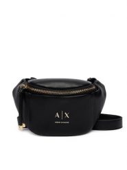 Armani Exchange Nerka XW002655 AF19902 UC001 Czarny. Czarne torebki klasyczne Armani Exchange, bez wzorów, ze skóry, bez dodatków. Za 439.99 zł.