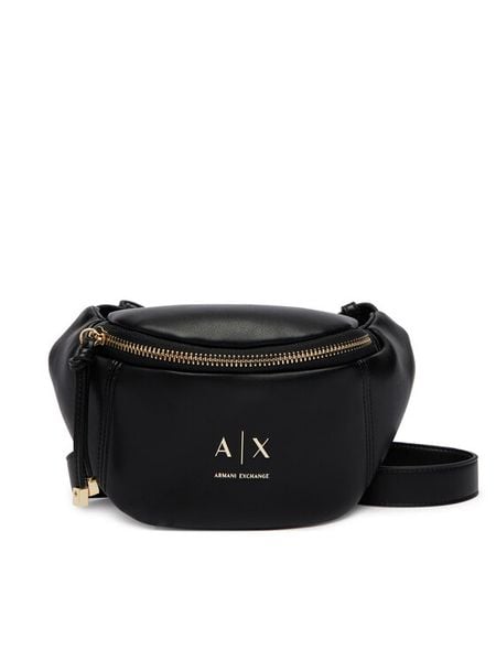 Armani Exchange Nerka XW002655 AF19902 UC001 Czarny. Czarne torebki klasyczne Armani Exchange, bez wzorów, ze skóry, bez dodatków. Za 351.99 zł.