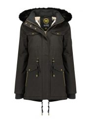 Maison Montaigne Parka "Celemai" w kolorze czarnym rozmiar: XL. Czarne parki Maison Montaigne, xl, bez kaptura. Za 224.52 zł.
