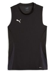Puma Top funkcyjny "teamGOAL" w kolorze czarnym rozmiar: S. Czarne topy Puma, s, bez wzorów, bez kołnierzyka, bez ramiączek. Za 68.95 zł.