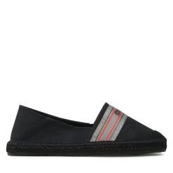 Espadryle Big Star Shoes. Czarne espadryle BIG STAR SHOES, bez wzorów, bez obcasa, bez zapięcia. Za 99.99 zł.