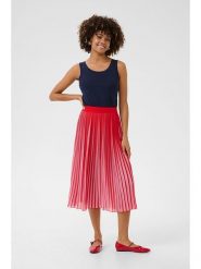 CULTURE Spódnica w kolorze czerwonym rozmiar: L. Czerwone spódnice Culture, l, bez wzorów, midi, rozkloszowane. Za 130.99 zł.