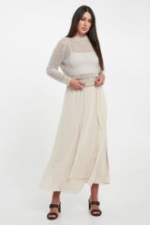 Spódnica midi jedwabna PESERICO. Spódnice PESERICO, bez wzorów, z jedwabiu, midi. Za 2,139.00 zł.