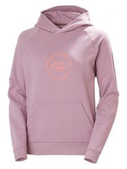 Helly Hansen Bluza "Core Graphic" w kolorze fioletowym rozmiar: S. Różowe bluzy Helly Hansen, s, bez wzorów, z kapturem. Za 141.85 zł.