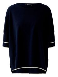 Miss Lagotte Sweter w kolorze granatowym rozmiar: 40. Niebieskie swetry Miss Lagotte, bez wzorów, bez ramiączek. Za 161.73 zł.