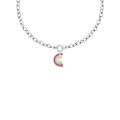 Naszyjnik Łańcuch No.1 z posrebrzaną zawieszką Rainbow. Naszyjniki Lilou, posrebrzane. Za 343.00 zł.