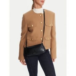 Torebka Calvin Klein. Czarne listonoszki Calvin Klein, bez wzorów, bez dodatków. Za 279.99 zł.