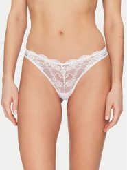 Guess Stringi O4YE01 PZ01C Biały. Białe stringi Guess, z aplikacjami, z syntetyku. Za 79.99 zł.