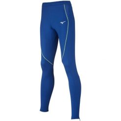 Ekskluzywne legginsy damskie Mizuno JPN. Niebieskie legginsy Mizuno, s, bez wzorów, z poliesteru. Za 250.90 zł.