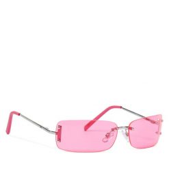 Okulary przeciwsłoneczne Vans. Czerwone okulary przeciwsłoneczne Vans, bez wzorów. Za 49.99 zł.
