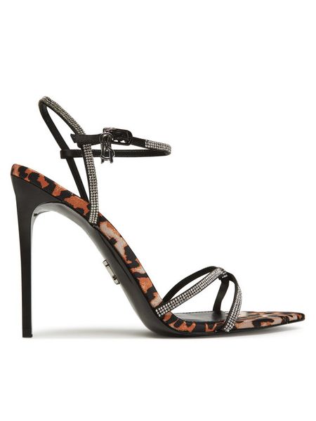 Steve Madden Sandały Stellina-L SM11003660 Brązowy. Brązowe sandały Steve Madden, bez wzorów, z materiału, bez obcasa, na szpilce, bez zapięcia. Za 359.99 zł.