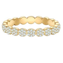 Glanzstücke München Pierscionek z Srebra Sterling w zlocie zóltym z Cyrkonia Pierścionki 1 ct Damski. Żółte pierścionki Glanzstücke München, z cyrkonią, pozłacane. Za 289.99 zł.