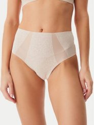 Chantelle Figi klasyczne z wysokim stanem C18IC5 Beżowy. Brązowe figi Chantelle, bez wzorów, z syntetyku. Za 119.99 zł.