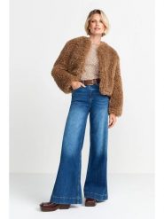 Rich & Royal Kurtka pluszowa w kolorze karmelowym rozmiar: XL. Brązowe kurtki Rich & Royal, xl, bez wzorów, bez kaptura. Za 189.74 zł.